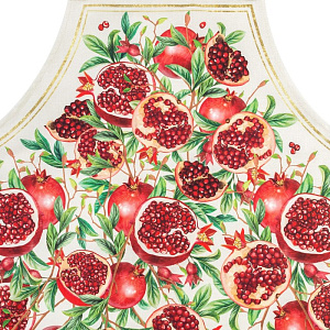 Фартук "Этель" Гранаты 60х70 см см, 100% хл, саржа 190 гр/м2   4136516 000000000001185460