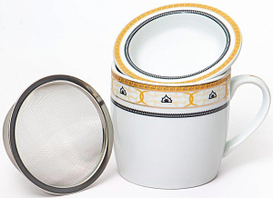 Кружка заварочная фарфор 350мл подарочная упаковка Аврора Дана Guterwahl 113-19067 000000000001200587