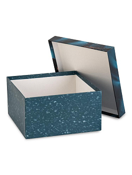 Коробка подарочная 21х21х11см РУТАУПАК НОВОГОДНИЙ МИКС прямоугольник 000000000001228408