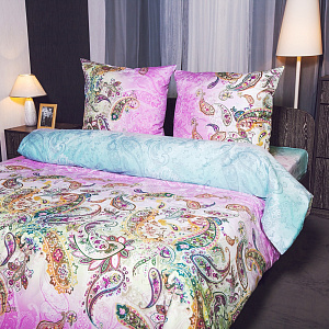 Комплект постельного белья Фиана ДеНастия, евро, 2 наволочки 70x70 см, сатин 000000000001116698