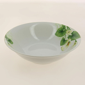 Салатник 0,6л/18см форма круг Калла Фарфор Коралл VJW931 000000000001197454