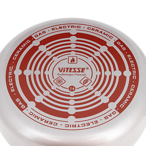 Набор посуды лдя приготовления 3 предмета VITESSE c покрытием Eco-Cera алюминий VS-2217 000000000001176733