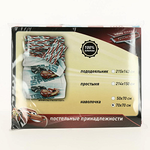 Наволочка70x70"Тачки"Соревнования100%хл,бязь,пл120гр 000000000001180878