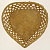 Хлебница в виде сердечка, редкое плетение   (23*23*Н5)103835 000000000001189816