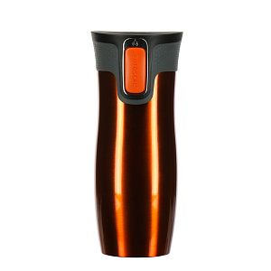 Термокружка двухслойная герметичная CONTIGO West Loop оранжевый 000000000001135970