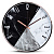 Часы настенные D30см Marbre круглые пластик/стекло 000000000001209235