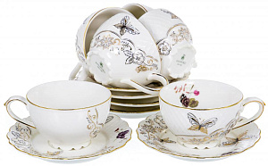 Набор кофейный12шт 6 чашек 100мл+6 блюдец подарочная упаковка АНИСА Balsford 101-12023 000000000001193982