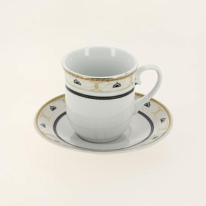 Набор кофейный 12 предметов (чашка 90мл-6шт/блюдце-6шт) Дана Guterwahl подарочная упаковка фарфор 000000000001200583