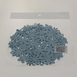 Подставка под горячее "Цветы" малая, поливинилхлорид, R030349 000000000001176241