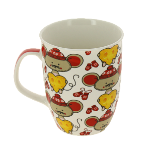 Кружка 350мл, NEW BONE CHINA, индивидуальная подарочная упаковка,ЖЕЛАЮ СЧАСТЬЯ,170-08066 000000000001192710