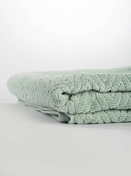 Полотенце махровое 100х150см СОФТИ Ромб мятный хлопок 100% 000000000001214709