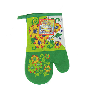 Прихватка-рукавица Полевые цветы Мультидом, хлопок 000000000001126864