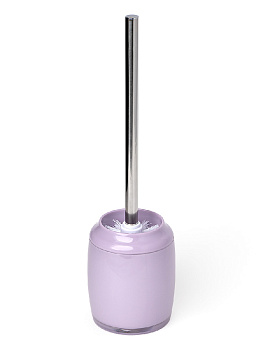 Щетка для унитаза DE'NASTIA овал лаванда пластик 000000000001200449