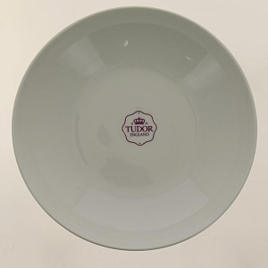 Тарелка суповая 23см TUDOR ENGLAND Royal White белый фарфор 000000000001181754