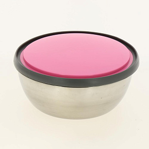 Набор мисок 3шт с крышкой M010194/PC05373/R010425 пластик/нержавеющая сталь 000000000001186501