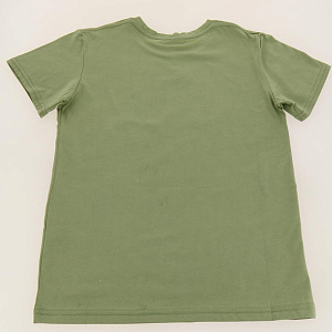 Футболка для мальчика DE'NASTIA трикотаж 146 (10-11лет) зеленый 100%Хлопок I000153 000000000001178269