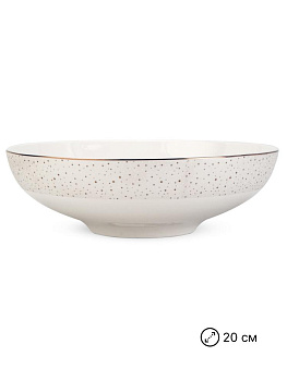 Набор столовой посуды 20 предметов LA PERLA (десертная 19см-6шт/обеденная 27см-6шт/суповая 23см-6шт/блюдо овальное 30см-1шт/салатник 20см-1шт) фарфор 000000000001224673