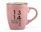Кружка 295мл Цифры в ассортименте глазурованная керамика