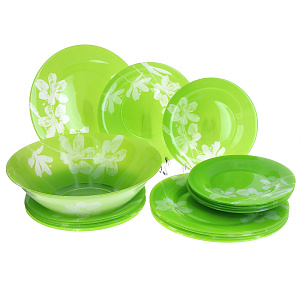Столовый набор Cotton Flower Luminarc, 19 предметов 000000000001061794