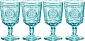 ROMANTIC Набор бокалов 4шт 320мл голубой BORMIOLI ROCCO стекло