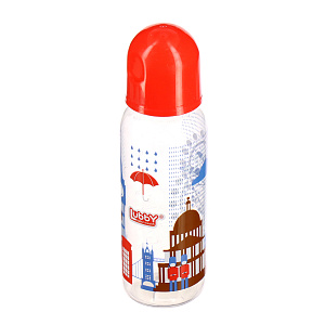 Бутылочка с соской от 0 месяцев Я люблю Lubby, 240-250мл 000000000001135390