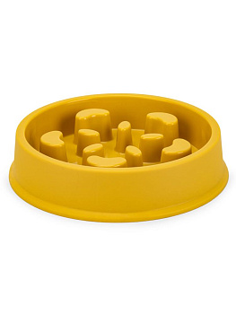 Миска для животных 400мл для медленного поедания корма микс полипропилен 000000000001229116