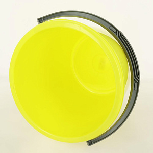 Ведро 12л ШЕФ ПОЛИМЕР. Экологически чистый ударопрочный материал.Усиленный Корпус.Утолщенное дно. Бортик усилен ребрами жесткости. Желтое.Полипропилен 000000000001209404