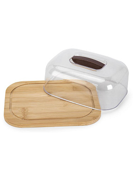 Хлебница 24х19см акрил/бамбук 000000000001228317