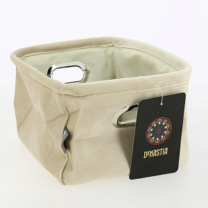 Органайзер для хранения 21x13x17см DE'NASTIA золотой велюр полиэстер 000000000001210422