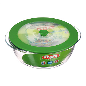 Форма для приготовления и хранения 1л 20см PYREX 4в1 круглая с крышкой 000000000001088907