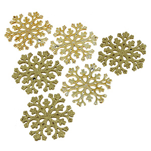 Набор декоративных украшений СнежинкаПосуда Центр, 8 см, 6 шт. 000000000001161805