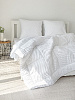 Одеяло 2-спальное 170x205см DE'NASTIA теплое всесезонное релакс эффект белый полиэстер