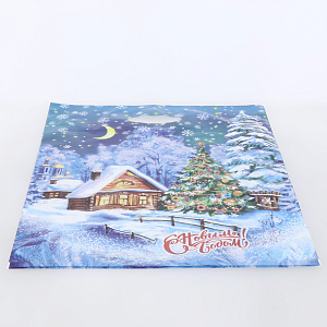 Пакет с прорубной ручкой 38х47см 60мкм ИНТЕРПАК Лунный свет ламинированный полиэтилен 000000000001215328