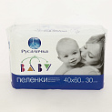 ПЕЛЕНКИ BABY  «Classic» одноразовые универс 40х60см 30шт РУСАЛОЧКА 434196 000000000001199174