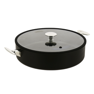 Сотейник 28см TVS MAESTRALE две ручки с крышкой индукция алюминий 000000000001201090