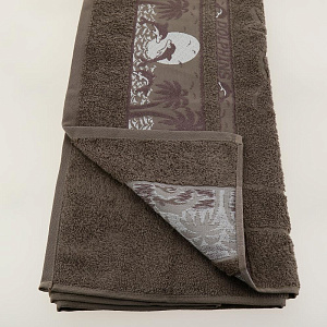 Полотенце махровое жаккардовое 70х140 100%хл,420гр/м2 Сандал, Дельфины АА006030 000000000001197712