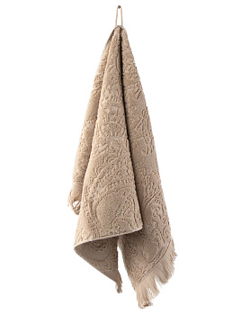 Полотенце махровое 50х90см LUCKY Пейсли капучино хлопок 100% 000000000001217013