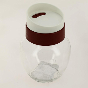 Диспенсер для соли/перца370млFACKELMANN Style 3отверстия поворотная крышкаСтекло 000000000001194392