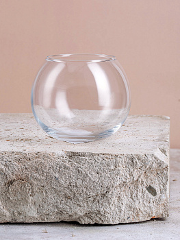 FLORA Ваза-шар для цветов 7см 400мл PASABAHCE стекло 43407SL 000000000001148624