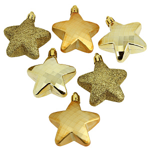 Набор декоративных украшений ЗвездочкаПосуда Центр, 6 см, 6 шт. 000000000001161787