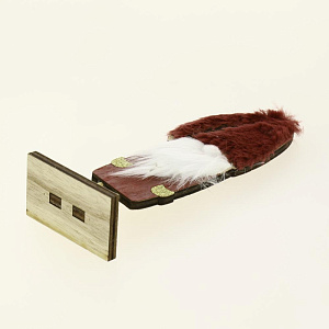 Декоративное украшение Маленький гном 6х4х19,5см красный 000000000001209785