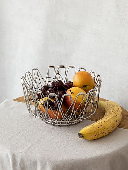 Корзина для фруктов DE'NASTIA нержавеющая сталь 000000000001219246