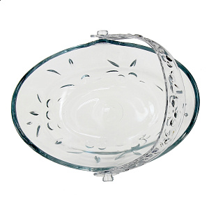 PERLA Ваза для фруктов 16,4х23х8,6см с ручкой PASABAHCE стекло 000000000001050351