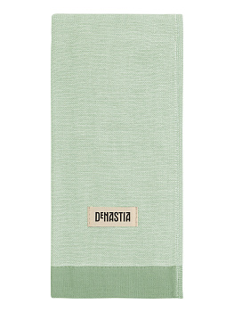 Полотенце кухонное 40x60см DE'NASTIA Меланж мятный хлопок 000000000001213596