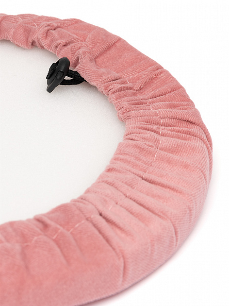 Подушка на стул 31,5см DE'NASTIA круглая розовая бархатная 100%полиэстер 000000000001208957