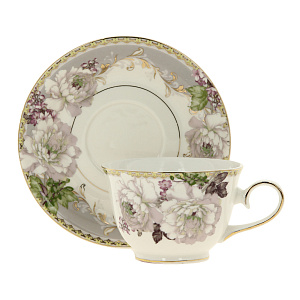 Пара чайная (чашка 220мл/блюдце BALSFORD Цветы подарочная упаковка 000000000001170939