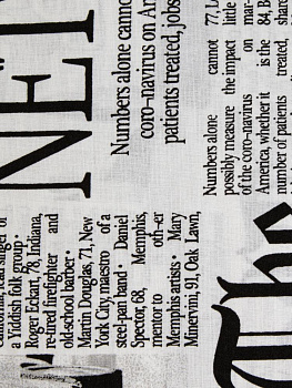 Комплект ПОДОДЕЯЛЬНИК 1,5сп/НАВОЛОЧКА 50х70см-1шт FORA газета поплин хлопок 000000000001229086