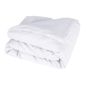 Пододеяльник 145x210см DE'NASTIA гусиная лапка белый жаккард сатин хлопок 100% 000000000001217227