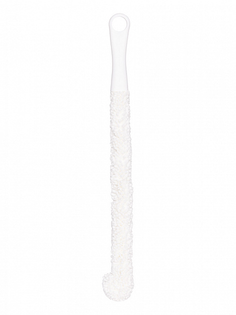 Щетка (ершик) для мытья стаканов и бутылок 30см DE'NASTIA белая ручка пластик 000000000001212876