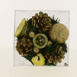 Подсвечник новогодний 10см R010589 000000000001191500